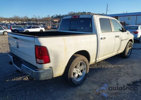 2012 Ram 1500 Slt из США, поврежденный, VIN 1C6RD6LT6CS216004